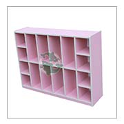 YA-106-01 8人書包餐盒櫃(粉紅色)