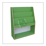 YA-147-04彩色直立書櫃(綠)